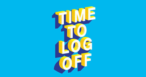 Time-to-log-offsocial-media