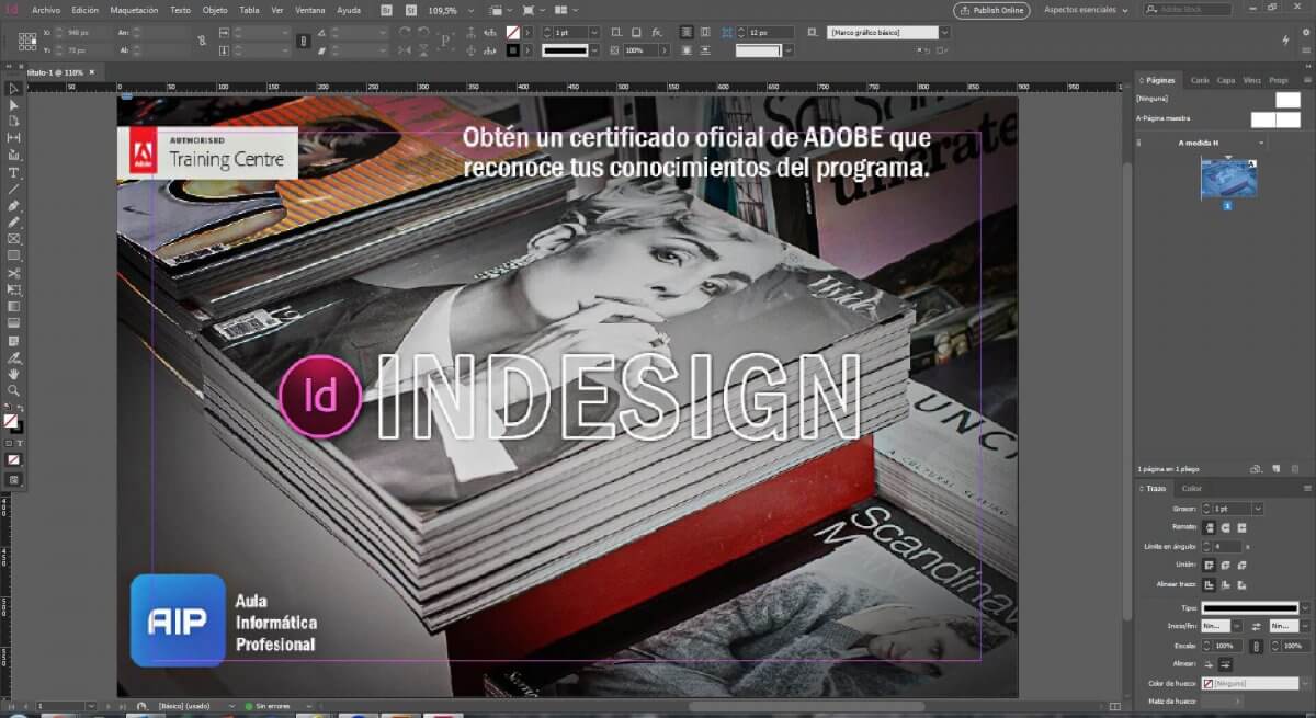 Curso de Indesign CC Certificado por Adobe