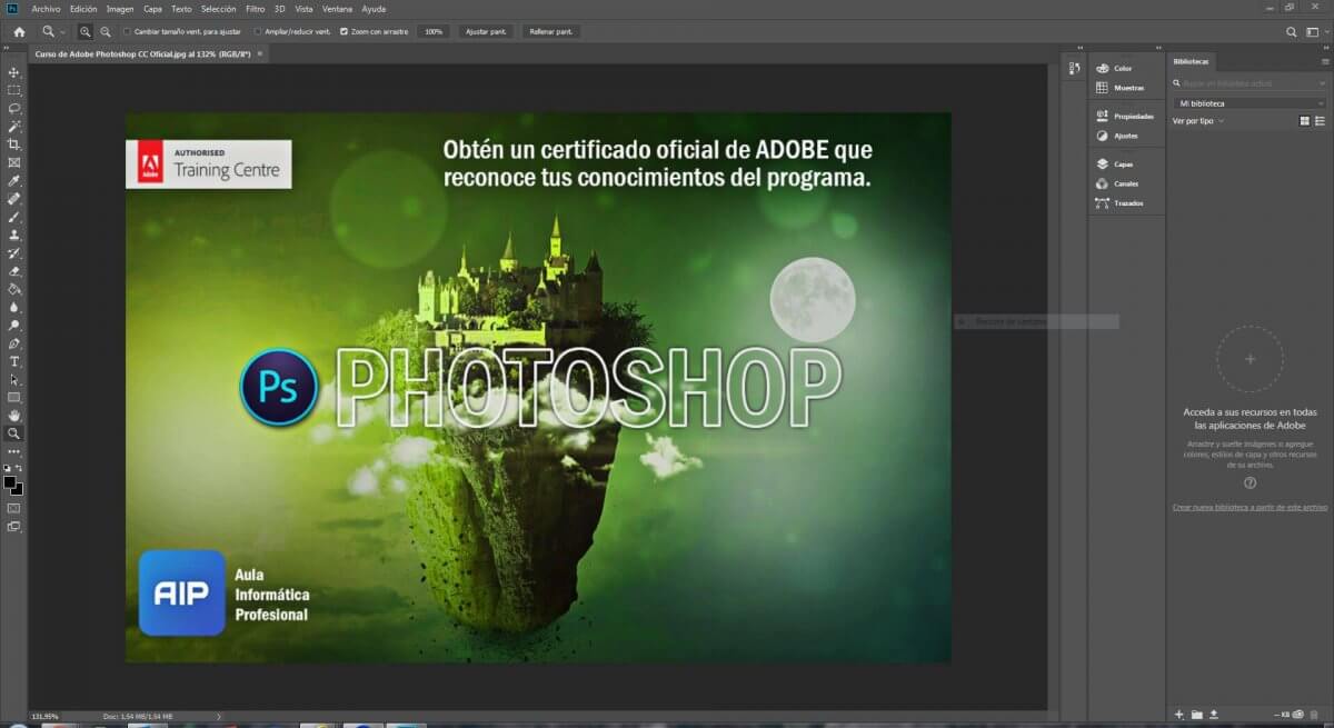 Curso de Photoshop CC Certificado por Adobe